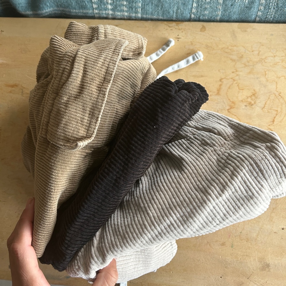 Set of 3 RSQ and H&M corduroy drawstring shorts